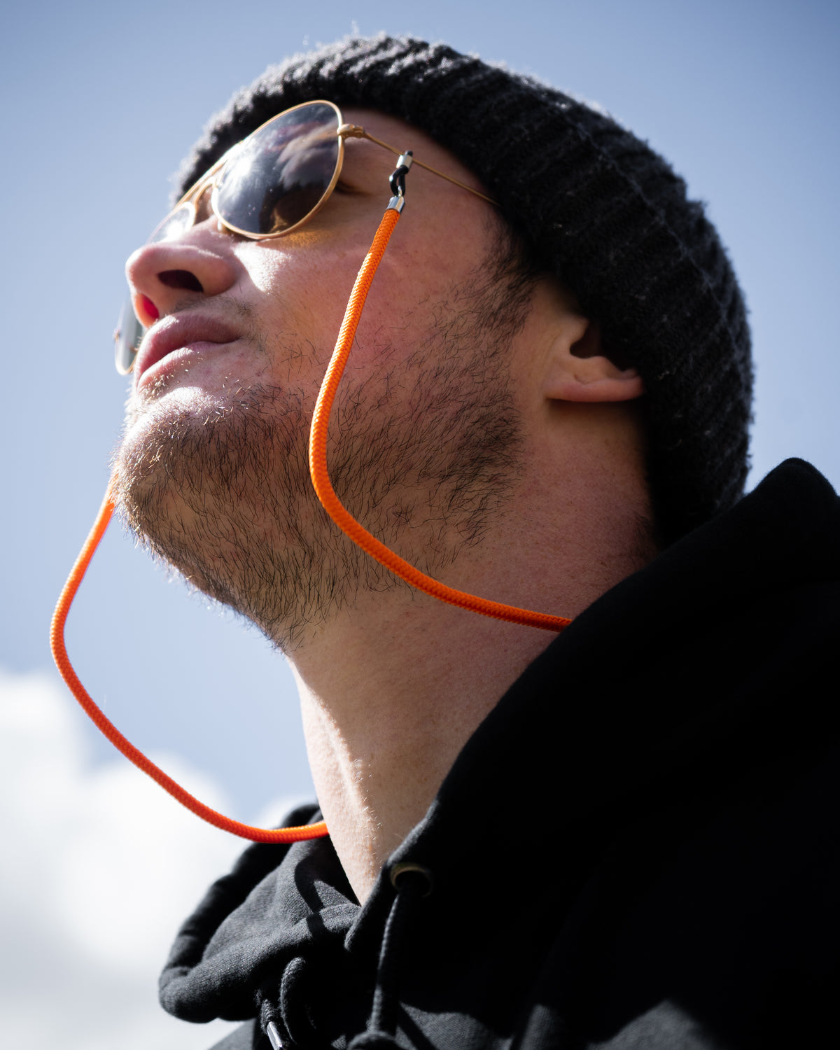 Orange Lanyard